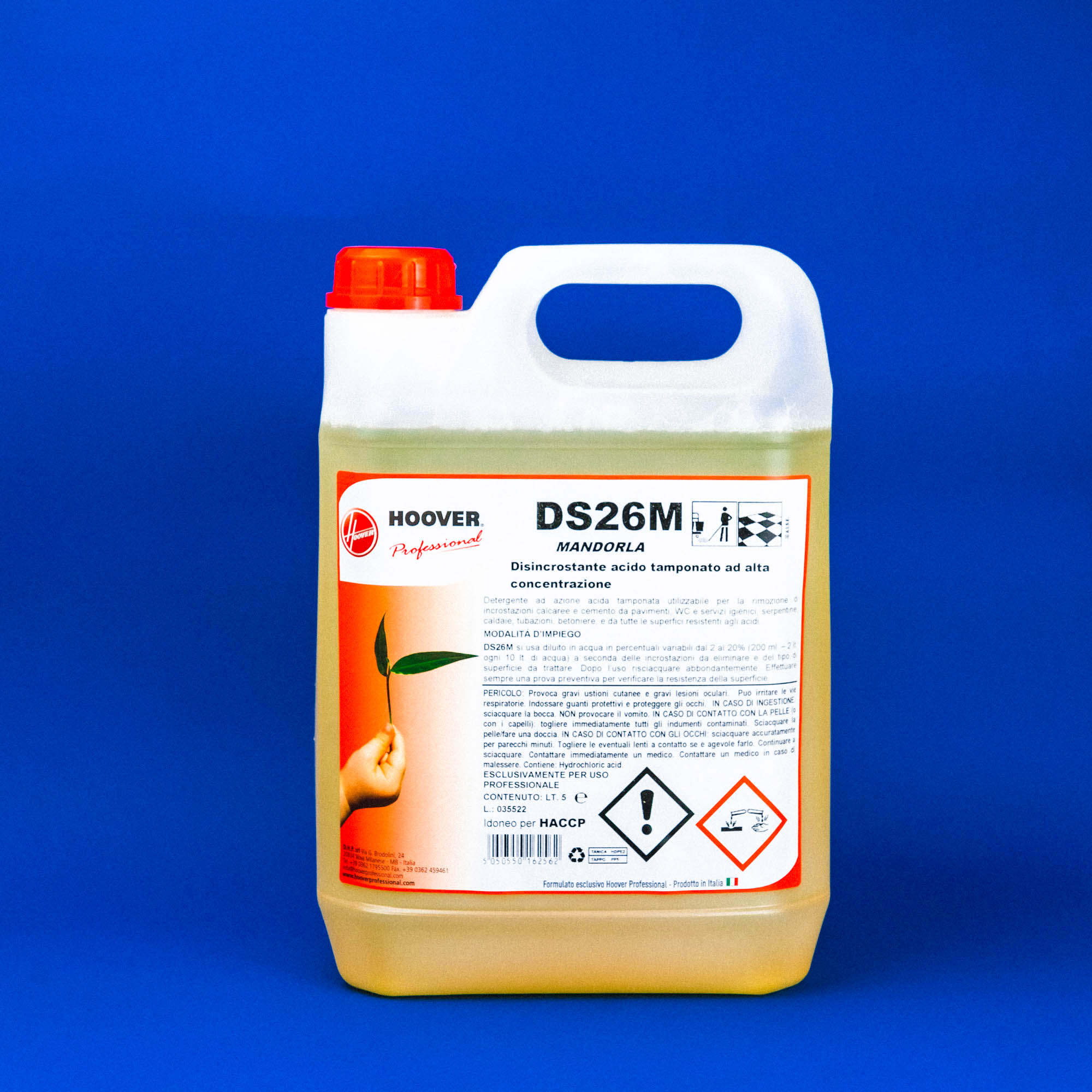 DS26 M Detergente Disincrostante Mandorla Acido Tamponato - Deter Center  Professional